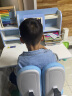 读书郎儿童学习书桌椅套装多功能可升降中小学生桌椅子写字桌家用课桌 大容量书桌+加高书架+移动追背蓝 晒单实拍图