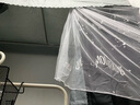 HOUSEGO 加厚可伸缩床帘烤漆支架宿舍蚊帐杆上铺床帘架子送风扇横杆扎带 宽高可调不锈钢压脚款(长190cm) 实拍图