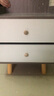 佳家林床头柜简约现代床边柜家用收纳柜卧室柜沙发边几台子床头柜 【升级款】双抽灰色40cm 实拍图
