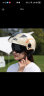野马（YEMA）3C认证电动摩托车头盔男女夏季半盔电瓶车安全帽卡其白配透明长镜 晒单实拍图