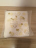 金号纯棉割绒儿童毛巾3条装 婴儿宝宝洗脸小毛巾小兔摘花面巾 T1035黄色 3条 实拍图