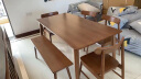 安在野实木榉木餐桌椅组合家用小户型长方形餐桌小户型1.4米 1.6米 德国榉木餐桌 1.2米长 1.4m 餐桌 晒单实拍图