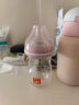 好孩子（gb）婴儿玻璃奶瓶 宽口径玻璃奶瓶 拥抱系列 180ml 粉色 实拍图