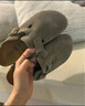 BIRKENSTOCK勃肯德国进口男女款涂油皮软底复古Boston包头拖鞋 棕色常规版1018147 43 实拍图