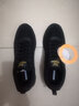 361°男鞋黑色运动鞋男跑步鞋网鞋秋冬季新款透气网面大码休闲旅游鞋子 曜石黑/皇冠金2279【皮面】 40 实拍图