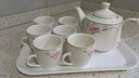欧式茶具套装泡茶壶茶杯家用陶瓷水具套装客厅大容量冷热水壶水杯 清雅一壶六杯一托盘 实拍图