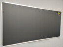 齐富黑板家用教学可擦写儿童磁性小画板教师粉笔写字板学生学习广告牌店铺餐饮展示牌板商用培训定制 [加厚银框]100*200CM挂式黑板 实拍图
