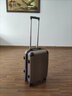 翻译官 时尚扩展版拉杆箱登机箱万向轮旅行箱男行李箱女学生硬箱子 香槟色-主打轻薄抗压防刮款 20英寸登机箱 实拍图