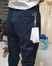 九牧王男裤休闲裤【新疆长绒棉】四季款经典休闲裤长男士百搭裤子父亲节 黑色修身版TB1DXX50172 33 码175/82A(2.52)尺84cm 实拍图