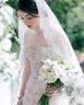 千阪（QIANBAN）鱼尾轻婚纱新款新娘气质森系气质名媛法式一字肩显瘦小礼服 TOMCYL-KN1 S 实拍图