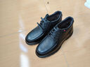 骆驼男士短靴保暖加绒商务休闲皮鞋百搭男士职场靴子PE12246946黑色41 实拍图