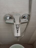 箭牌全铜混水阀淋浴龙头卫生间冷热水龙头浴室简易花洒套装浴缸龙头 枪灰丨升降丨简易花洒套装 实拍图