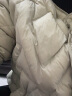 坦博尔轻薄羽绒服女短款宽松外套秋冬时尚简约菱格TD336268奶茶棕175 实拍图