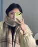 牧尔西纯羊毛围巾女生轻奢冬季围脖保暖披肩礼盒妈妈生日中秋礼物 实拍图