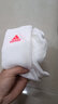 adidas三双装舒适袜子男女阿迪达斯官方   白/红荧光/亮蓝/草坪绿   M 实拍图