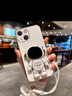 欧米滋 苹果13手机壳iPhone13Pro保护Max硅胶套mini镜头全包13p防摔软壳可爱卡通 苹果13【经典黑】宇航员支架+钢化膜+挂绳 实拍图