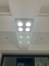 澳名极简超薄明装筒灯客厅无主灯照明正方形四头斗胆灯防眩射灯盒子灯 四头筒灯-全白款-36w-中性光 实拍图
