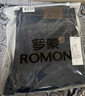 罗蒙（ROMON）牛仔裤男秋冬季裤子男士直筒裤男裤休闲长裤 牛仔黑 34 实拍图