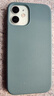 W&P适用苹果12手机壳iPhone12promax保护套12mini全包防摔液态硅胶壳简约高级感男女款wp 苹果12Mini【暗夜绿】真液态·5.4英寸 实拍图