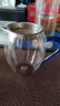 雅集玻璃公道杯 耐热加厚带过滤茶漏分茶器茶海公杯 茶具配件 实拍图