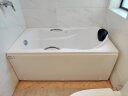 箭牌（ARROW）浴缸家用成人浴缸 亚克力按摩大浴缸小户型方形日式坐式浴池 1.4m普通浴缸/不含进水/左裙 实拍图