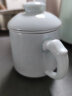 昌南茶杯 景德镇陶瓷雕刻茶水分离泡水杯带盖茶具办公室杯子 龙头兰花 实拍图