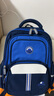 巴布豆小学生书包男3-4-6年级双肩背包男女1-3年级儿童书包英伦风学院 2116蓝色大号3-6年级 实拍图