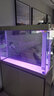 森森（SUNSUN）鱼缸水族箱含鱼缸过滤器灯大型金鱼缸 宝马灰 时尚款1米长34.6cm宽底滤 带棉+滤材 实拍图