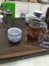 茗客黑檀木茶盘整块实木特大号功夫茶海加厚长方形家用排水花梨木茶台 大号富贵盈余茶盘80*39*4.5cm 实拍图