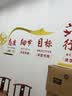 茂语公司企业文化办公会议室墙面装饰背景墙激励志标语文字3d立体贴纸形象墙定制 0041横版-整套态度细节（金镜+红色） 超大号（宽3.5米 高1.04米） 实拍图