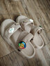百慕倾臣凉拖鞋女夏季外两穿沙滩EVA柔软上班卡通可爱舒适防滑耐磨凉鞋 卡其 39-40 正码 实拍图