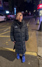 卡尔美（KELME）儿童运动羽绒服男连帽保暖长款足球训练青少年学生外套 黑色 140 实拍图