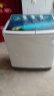 小天鹅（Little Swan）家用大容量半自动洗衣机10公斤kg波轮双桶双缸 TP100-S988 TP100-S988 彩色钢化玻璃盖板 实拍图