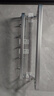箭牌（ARROW）毛巾架太空铝浴巾架厕所卫生间免打孔五金挂件浴室置物架套装 经典款哑光银扁管挂件套装 AE5695TZ-6 实拍图