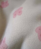 嘟嘟家【柔软厚实】儿童裤子秋冬款加绒宝宝冬装婴儿保暖裤女童男童棉裤 米色粉兔 90 实拍图
