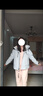 BODACHEL木兰宽松冲锋衣女户外三合一外套防风防水风衣男秋冬加厚滑雪夹克 【男女同款】烟云蓝 五防外壳 M 实拍图