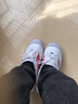 双星八特男女同款帆布足球鞋青少年儿童人工草牛筋底足球鞋经典白色足球鞋 大白足 42 （运动鞋穿43） 实拍图
