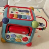 babycare六面盒多功能宝宝玩具形状配对认知积木屋柯尼蓝 实拍图