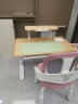 智学库学习桌学生书桌儿童家用写字桌榉木青少年可升降实木书桌椅套装 智简榉木桌100cm*60/书架 实拍图