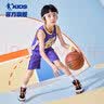 乔丹男童篮球套装儿童全码夏运动两件套小孩训练服 朝霞紫/朝霞紫 175 实拍图