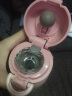 Diller 轻量保温杯日本SUS316不锈钢标 便携男女办公水杯儿童学生杯子 粉色480ML 官方标配 实拍图