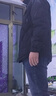 鸭鸭新款衬衫羽绒服男短款翻领2025年冬季新款轻薄便携保暖外套上衣Y 2370灰色 180/96A(XL) 实拍图