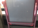 正灿儿童画板婴儿画架磁性小黑板支架式画画板家用白板可擦写字涂鸦板 B款粉-标准礼包【适合2-4岁】 实拍图