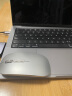 墨一 mac苹果无线鼠标笔记本电脑双模可充电蓝牙鼠标 适用于Macbook pro/air/ipad平板配件 旗舰版-钛空银【一键返回桌面丨续航升级丨低噪无声】 实拍图