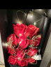 包贝勒永生花玫瑰花鲜香皂花束520生日礼物母亲节送女友老婆表白同城 红玫瑰香皂花11朵花束礼盒装 实拍图