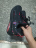 特步运动鞋新款男士潮流透气缓震气垫鞋厚底耐磨休闲跑步鞋健身旅游鞋 黑红 42 实拍图