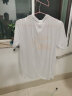 安踏（ANTA）t恤男士短袖夏季薄款圆领潮流大logo纯色舒适透气跑步上衣运动服 -3纯净白/浅灰 M/170 实拍图