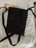 无印良品（MUJI）不易沾水迷你薄款小挎包单肩包斜挎包便携小包EAI02A0A 黑色 EAI02A1A 长18*宽13cm 实拍图
