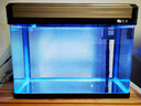 创海鱼缸玻璃长方形客厅家用小型桌面生态金鱼缸中型懒人免换水水族箱 60*30*47cm 单缸+柜子 大礼包 实拍图