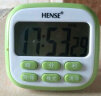 汉时（Hense) 24小时正倒计时器厨房定时器提醒器学生学习做题小闹钟时钟计时两用钟表 HT43 蓝色 实拍图